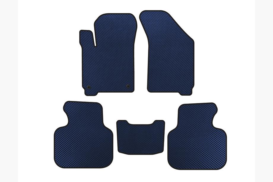 Dodge Journey 2008-2020 EVA Floor Mats (2008-2011, Blue) Image