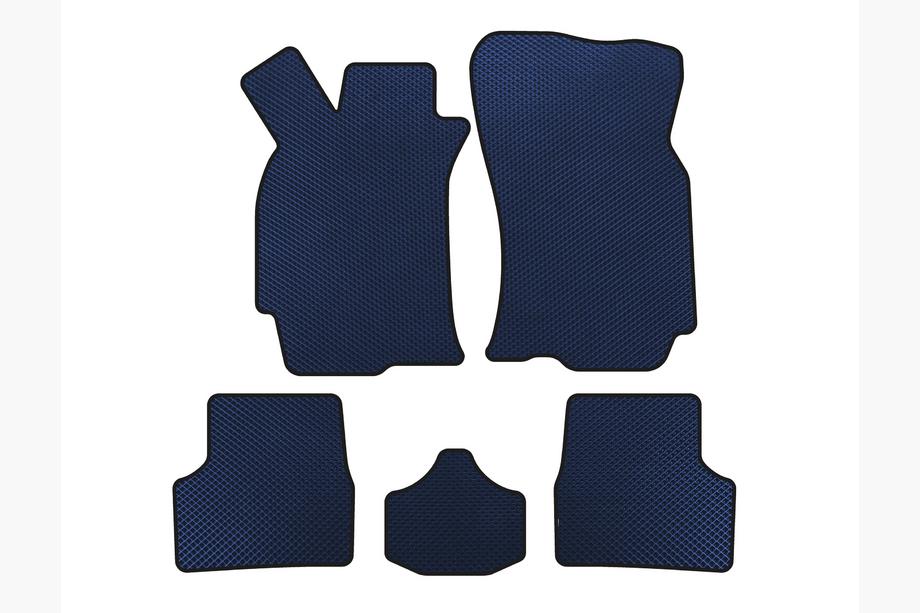Fiat Albea 2002-2012 EVA Floor Mats (SD, Blue) Image