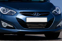 Hyundai I-40 2011-2019 Grille Covers (3 pcs, Stainless Steel) photo 1