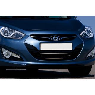 Grille Covers (3 pcs, Stainless Steel) Hyundai I-40 2011-2019 photo 1
