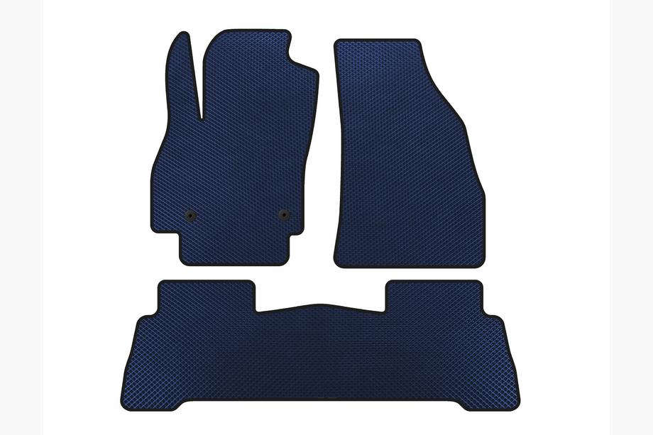 Fiat Fiorino/Qubo 2008-2024 EVA Floor Mats (For Fiorino, Blue) Image