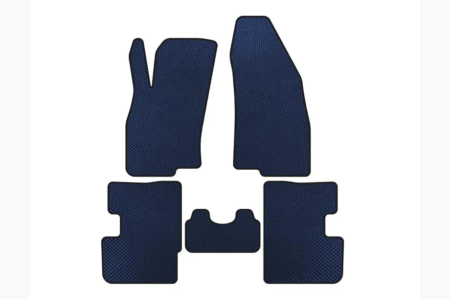 Fiat Punto Grande/EVO 2006-2018 EVA Floor Mats (2011-2018, HB, 3-Door, Blue) Image