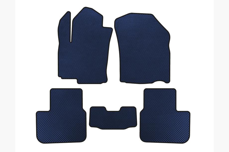 Fiat Sedici 2006-2014 EVA Floor Mats (HB, Blue) Image