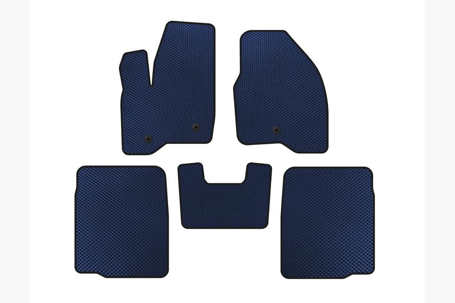 Ford Explorer 2011-2019 EVA Floor Mats (2 Rows, 2011-2015, Blue) Image