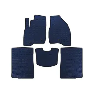 EVA Floor Mats (2015-2017, 2 Rows, 7-Seater, Blue)