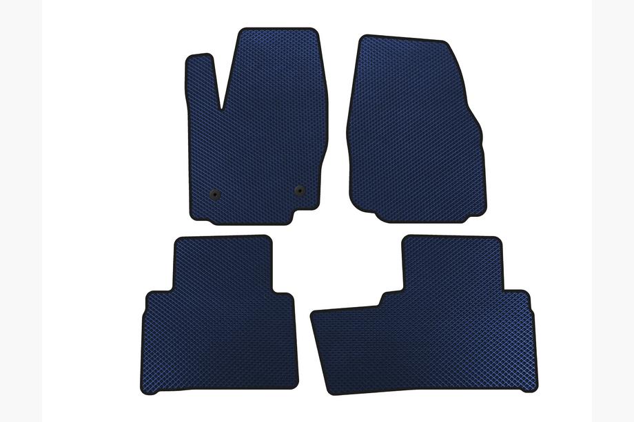 Ford Galaxy 2007-2015 EVA Floor Mats (2 Rows, Blue) Image