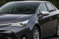 Toyota Avensis 2009-2018 Mirror Covers (2 pcs, Stainless Steel) photo 1