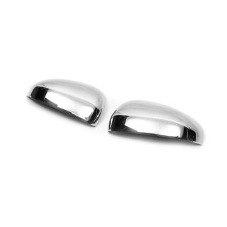 Mirror Covers (2 pcs, Stainless Steel) Toyota Avensis 2009-2018 photo 2