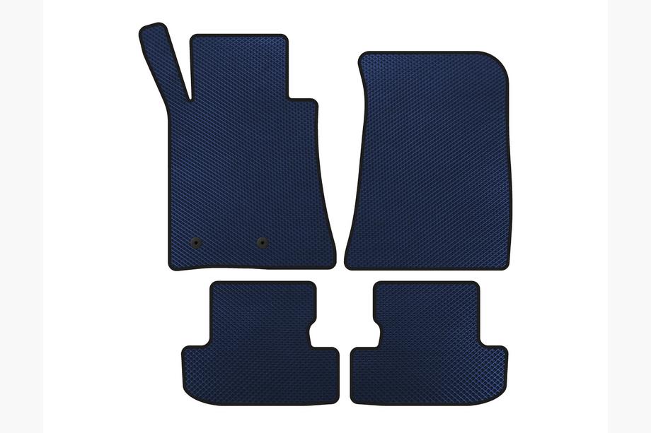 Ford Mustang 2015-2023 EVA Floor Mats (Coupe, Blue) Image