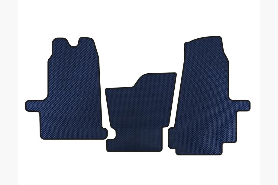 Ford Transit 2000–2014 EVA Floor Mats (2000-2006, Automatic, Blue) Image