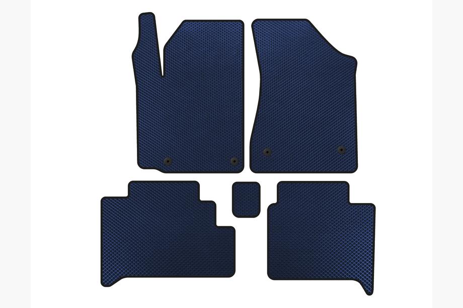 Geely GC-5 2010-2015 EVA Floor Mats (HB, Blue) Image