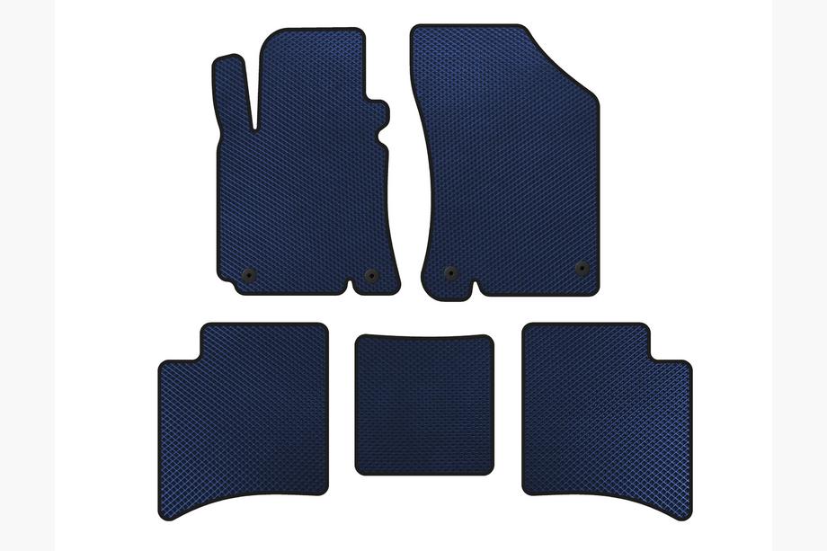 Geely MK Cross 2010-2016 EVA Floor Mats (Blue) Image