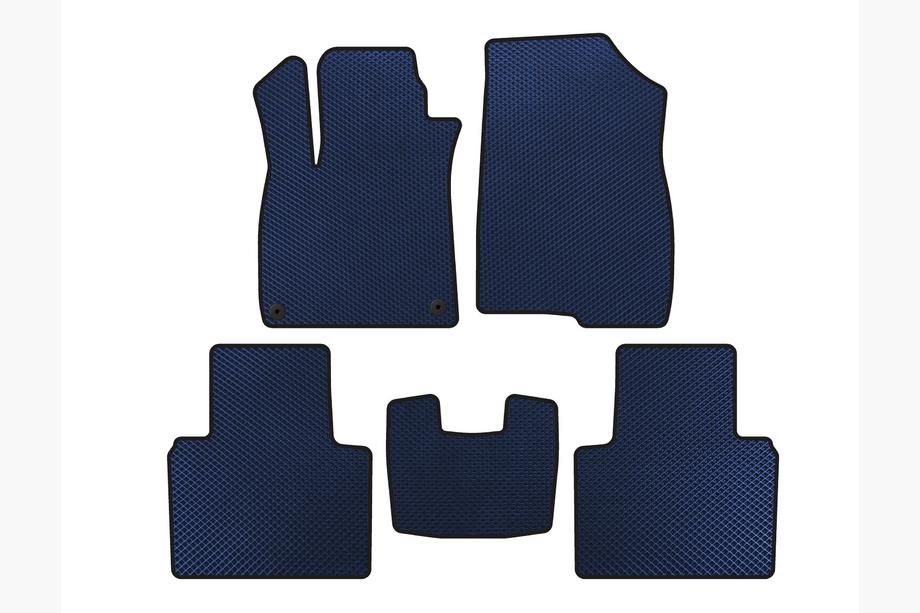 Honda Accord X 2017-2022 EVA Floor Mats (SD, Blue) Image