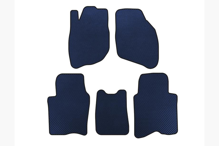 Honda City 2002-2008 EVA Floor Mats (SD, Blue) Image