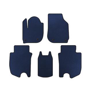 EVA Floor Mats (HB, Hybrid, Blue) Honda FIT/Jazz 2014–2020