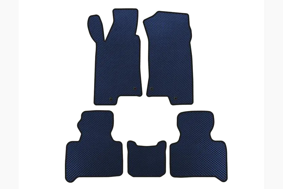 Hummer H3 2005-2010 EVA Floor Mats (Blue) Image