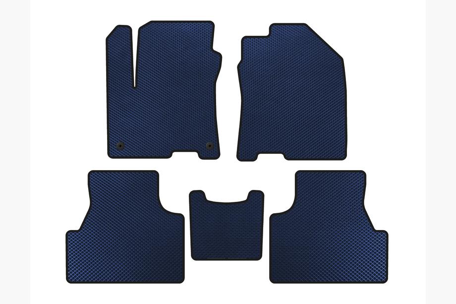 Hyundai Encino EV 2019- EVA Floor Mats (2019-2020, Electric, Blue) Image
