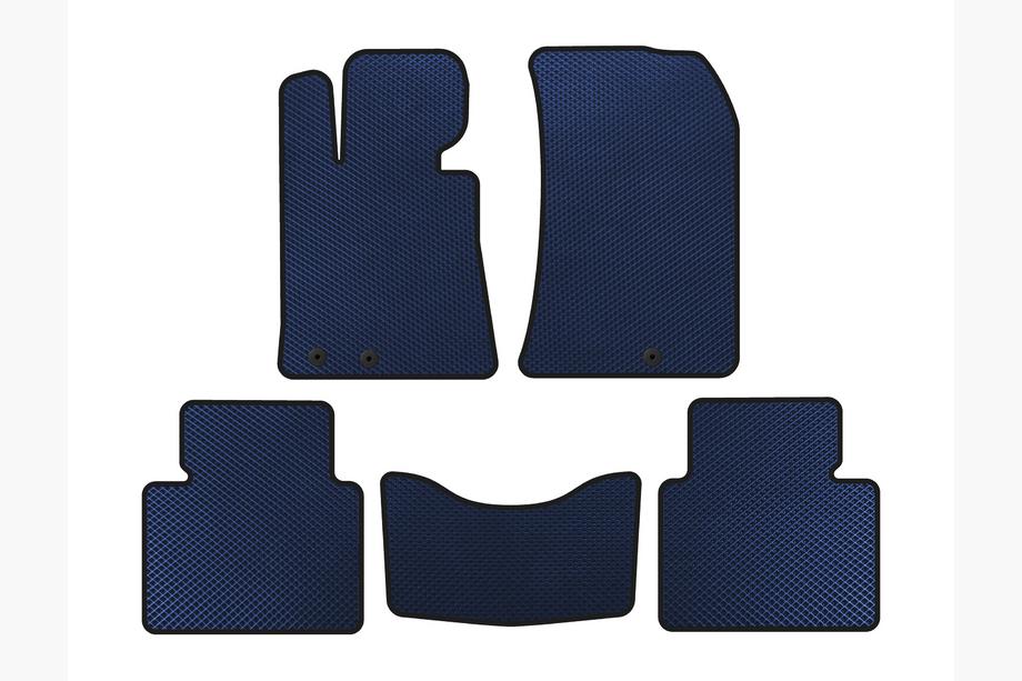 Hyundai Genesis BH 2008-2013 EVA Floor Mats (Blue) Image