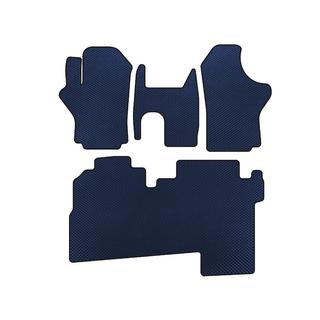 EVA Floor Mats (2004-2007, 2 Rows, 8-Seater, Blue) Hyundai H200, H1, Starex 1998-2007