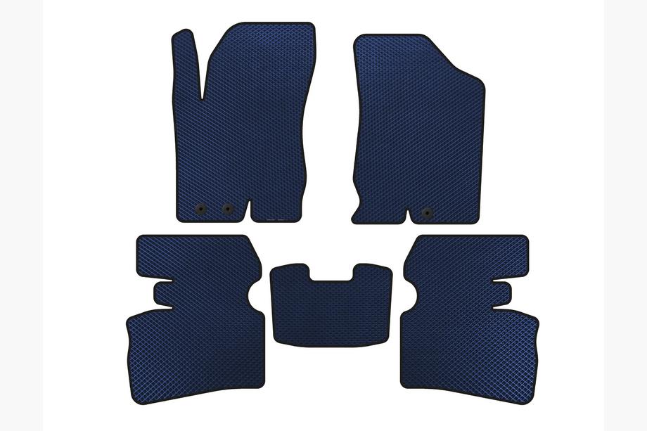 Hyundai I-30 2007-2011 EVA Floor Mats (SW, Blue) Image