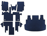 Hyundai Staria 2021- EVA Floor Mats (full interior, 1+1, 5/9-seater, Blue) photo 1