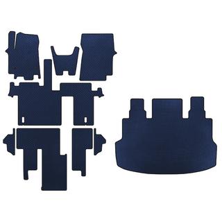 EVA Floor Mats (full interior, 1+1, 5/9-seater, Blue)