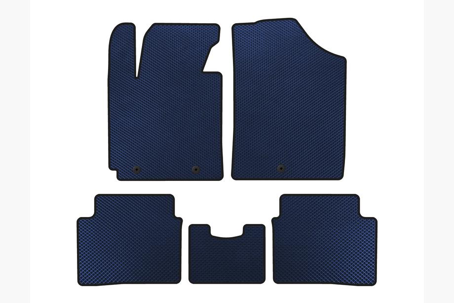 Hyundai Veloster 2011-2017 EVA Floor Mats (Blue) Image