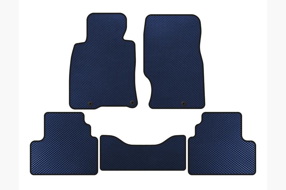 Infiniti G25/G35/37 (V36/CV36) 2006-2015 EVA Floor Mats (G25-G35, SD, Blue) Image