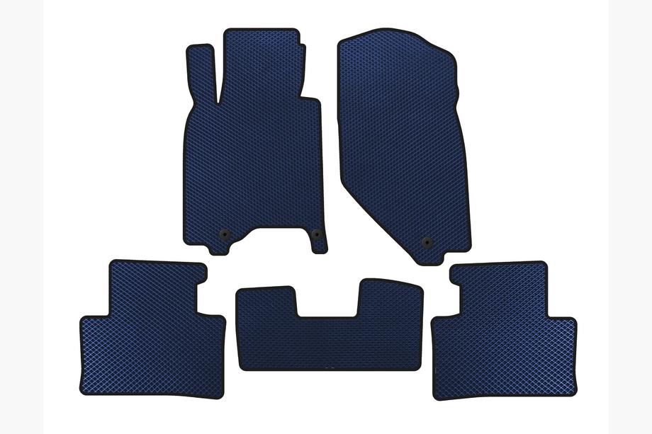 Infiniti G25/G35/37 (V36/CV36) 2006-2015 EVA Floor Mats (G37 X, SD, Blue) Image