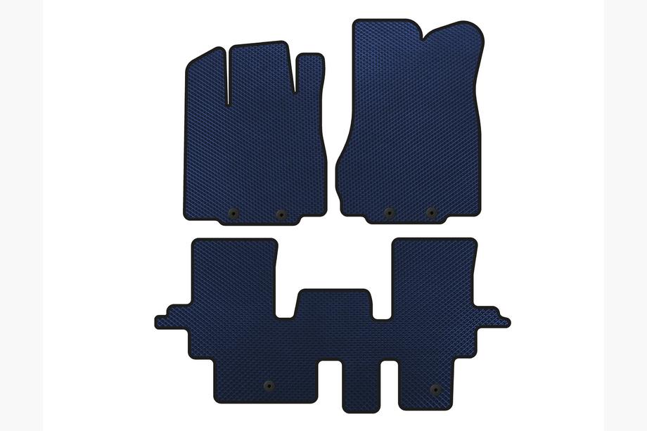 Infiniti QX60 2016-2021 EVA Floor Mats (2 Rows, Blue) Image