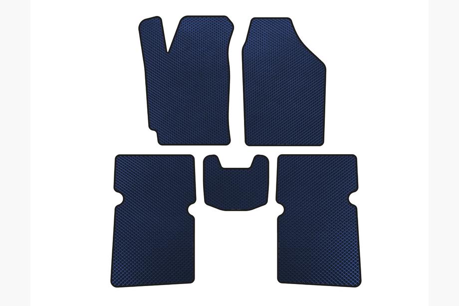 JAC J5 2011-2019 EVA Floor Mats (SD, Blue) Image