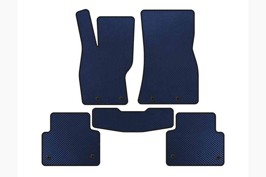 Jaguar XF 2009-2016 EVA Floor Mats (2011-2016, SD, Blue) Image