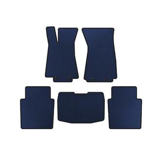 EVA Floor Mats (SD, Blue) Jaguar XJ 2003-2009