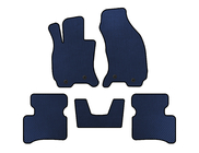 Jaguar X-Type 2001-2009 EVA Floor Mats (SD, Floor-Mounted Gas Pedal, Blue) photo 1