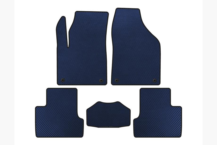 Jeep Cherokee KL 2013- EVA Floor Mats (2018+, Blue) Image