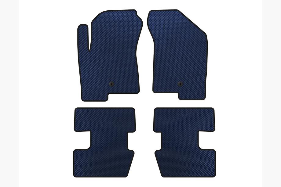 Jeep Compass 2006-2016 EVA Floor Mats (2011-2016, Blue) Image