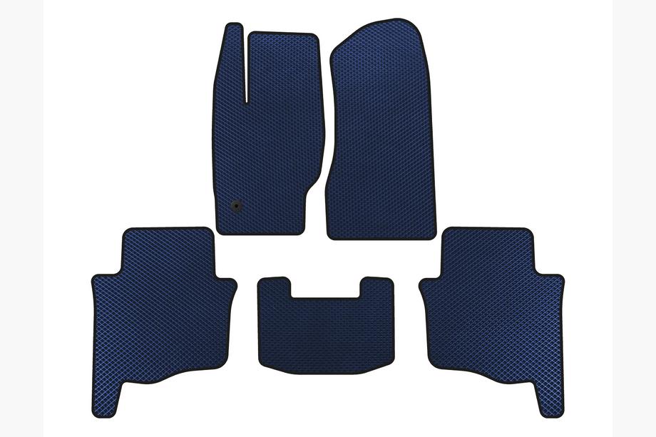 Jeep Grand Cherokee WK 2004-2010 EVA Floor Mats (Blue) Image