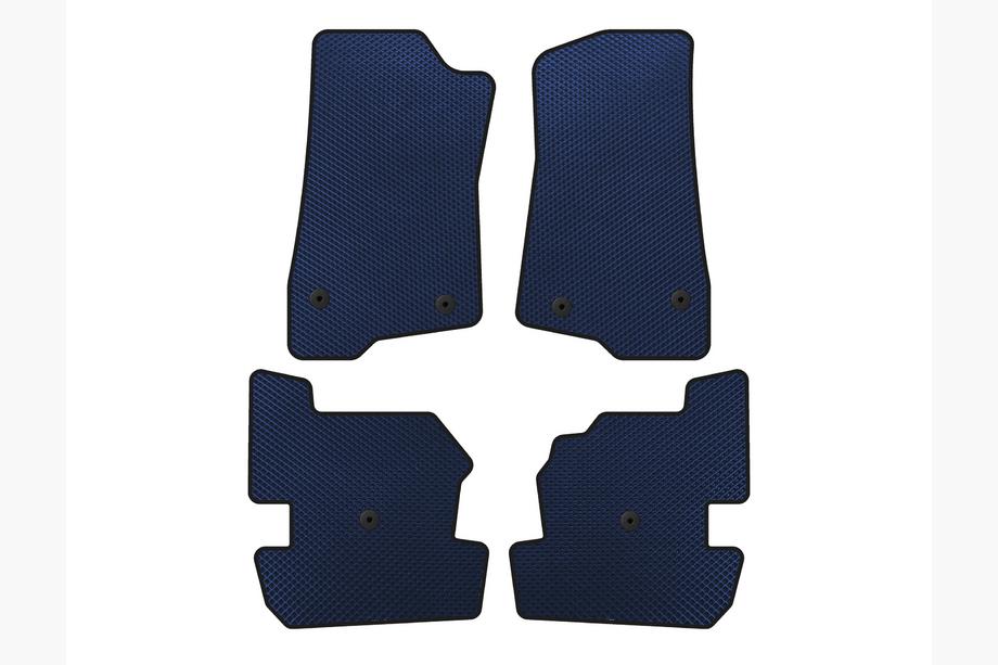 Jeep Wrangler 2018- EVA Floor Mats (Blue) Image