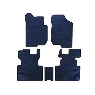 EVA Floor Mats (2006-2012, 2 Rows, 7-Seater, Blue)