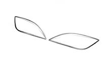 Hyundai I-20 2012-2014 Chrome Fog Light Covers (2 pcs, Stainless Steel) photo 3