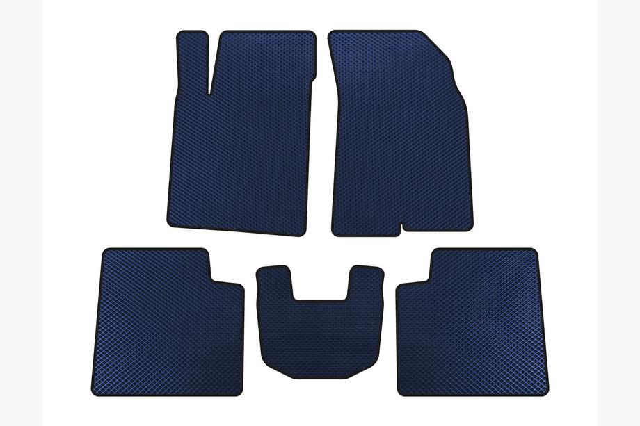 Kia Opirus 2003-2010 EVA Floor Mats (Blue) Image