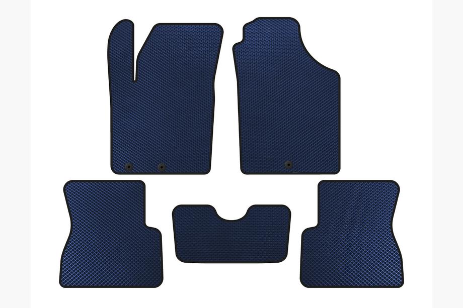 Kia Picanto 2011-2016 EVA Floor Mats (Blue) Image