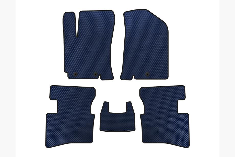 Kia Rio 2012-2017 EVA Floor Mats V2 (Blue) Image