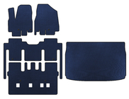 Kia Sedona 2014-2020 EVA Floor Mats (full interior, 8-seater, Blue) photo 1