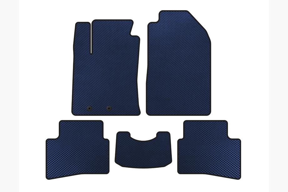Kia Stonic 2017- EVA Floor Mats (2017-2019, Blue) Image