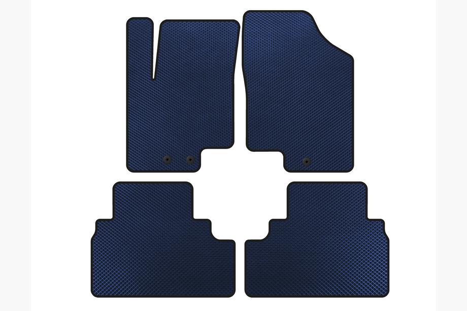 Kia Venga 2010-2019 EVA Floor Mats (Blue) Image