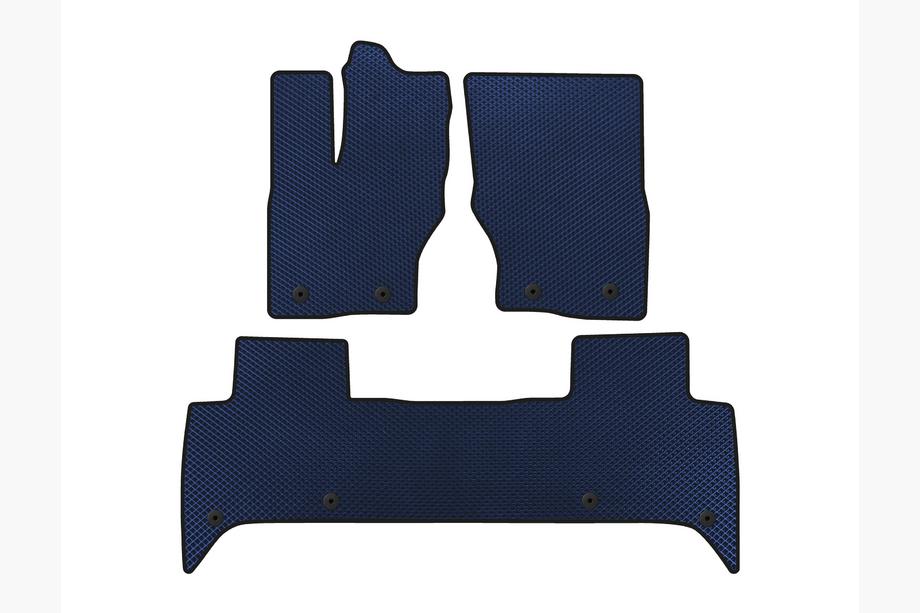 Land Rover Discovery V 2017- EVA Floor Mats (5-Seater, Blue) Image