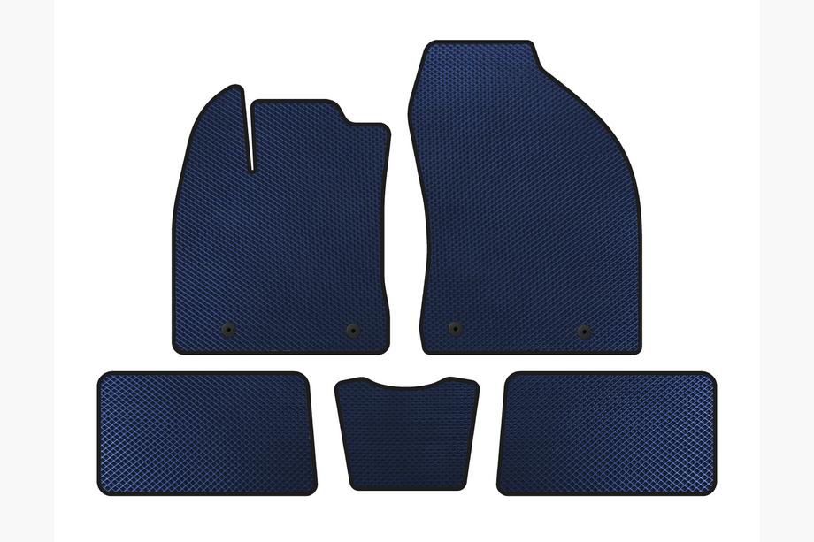 Lexus CT200H 2011-2022 EVA Floor Mats (HB, Hybrid, Blue) Image