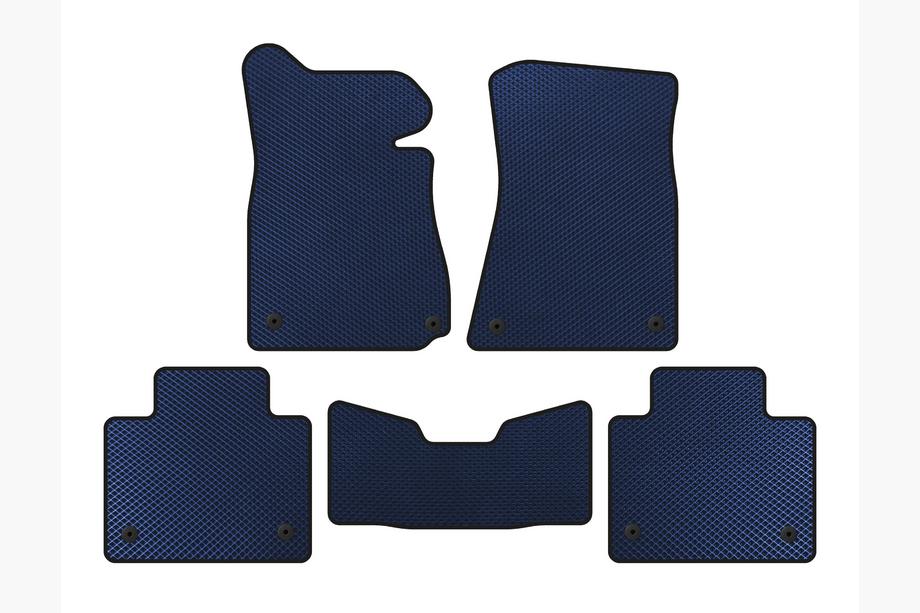 Lexus GS 2011-2020 EVA Floor Mats (2011-2015, SD, 2WD, Blue) Image