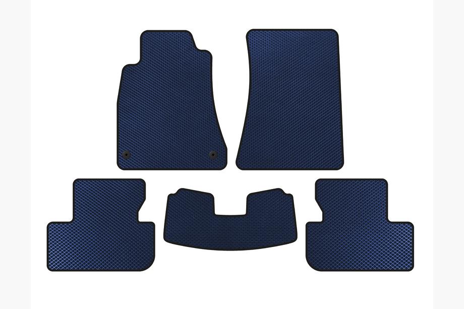 Lexus IS 2005-2013 EVA Floor Mats (SD, 2WD, Blue) Image